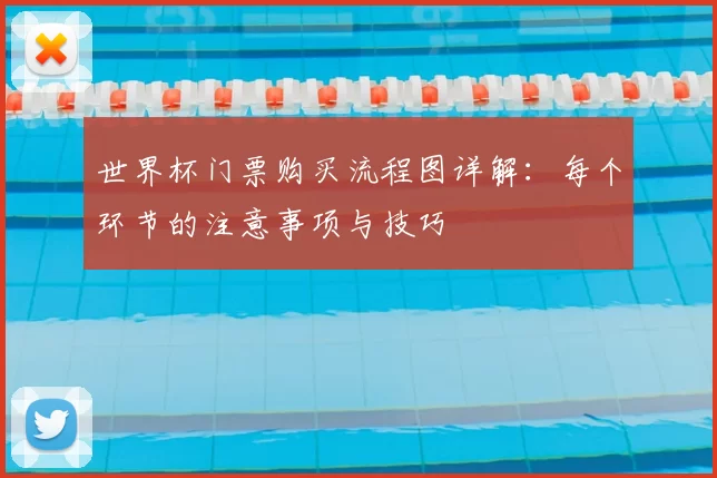 世界杯门票购买流程图详解:每个环节的注意事项与技巧